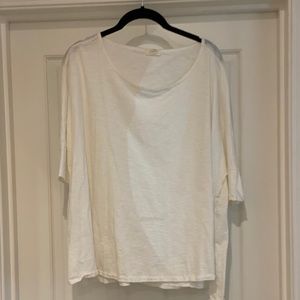 Oversized cropped tee